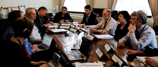 The Standards Committee meeting in progress