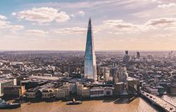 The Shard and London skyline