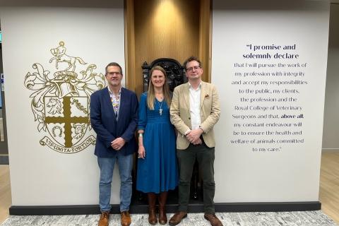 Tim Parkin, Naomi Nicholson and Ben Myring