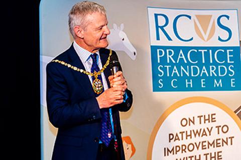 RCVS President, professor Stephen May