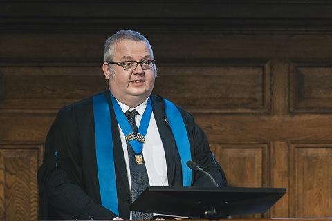 Matthew Rendle, outgoing Chair of VN Council, gives his address at Royal College Day 2023