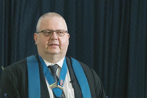 Matthew Rendle speaking at the 2021 RCVS Annual General Meeting on 9 July 2021