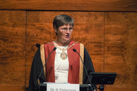 Sue Paterson, RCVS President 2023-24 speaking at RCVS Day 2024 