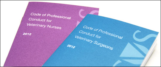 Codes of Professional Conduct for veterinary surgeons and veterinary nurses