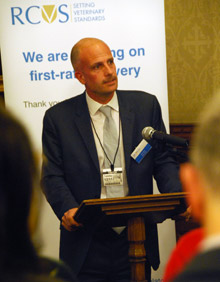 Nick Stace speaking at the House of Lords