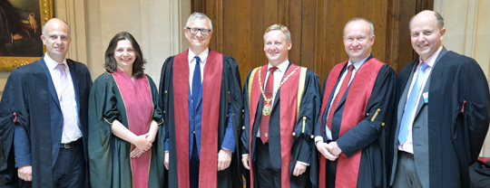 From left: Nick Stace (CEO), Amanda Boag (Treasurer), Bradley Viner (Vice-President), Stuart Reid (President), Neil Smith (Vice-President), Gordon Hockey (Registrar)