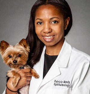 Dr Patricia Mundy, a veterinary opthalmologist from the University of Pennsylvania