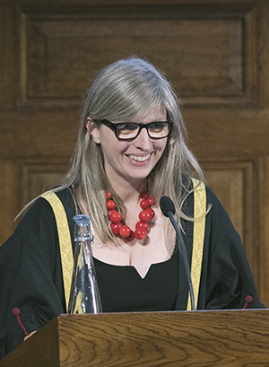 Lizzie Lockett, RCVS CEO, delivering her address at Royal College Day 2022 