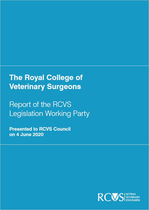 Cover of the Legislation Working Party Report to Council (June 2020) 