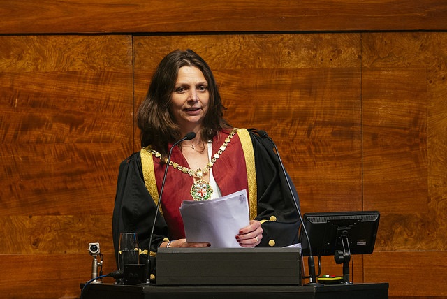 Amanda Boag RCVS President 2018 to 2019 giving a speech at Royal College Day 2018 