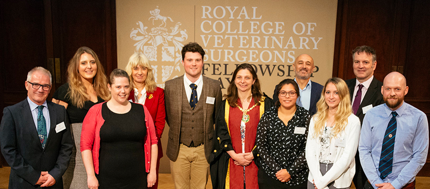 Veterinary students at Fellowship Day 2018