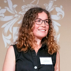 Hannah Boocock presenting at Fellowship Day 2019