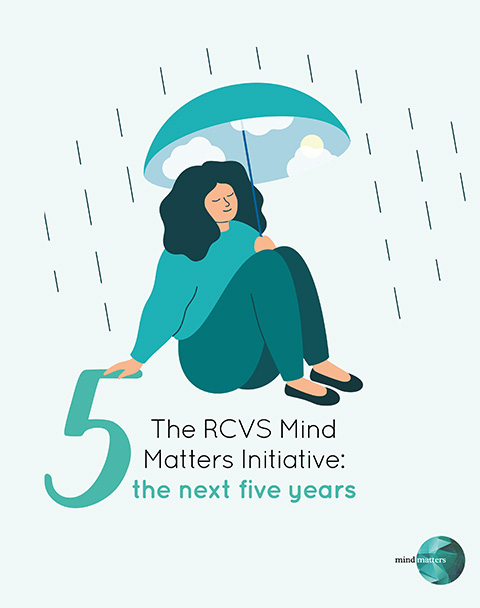 Front cover of RCVS Mind Matters Five-Year Strategy (2023)