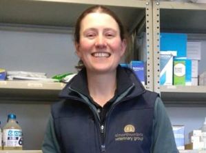 Pam Brown at her veterinary pratice