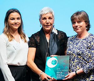 Dr Kate Stephen pictured with Sarah Brown's family