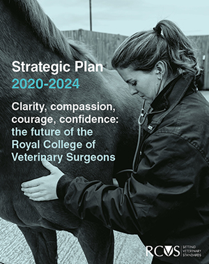 Front cover of RCVS Strategic Plan (2020 - 2024)