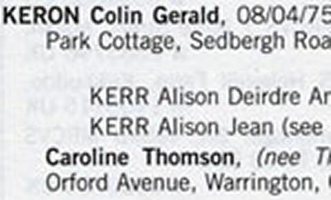 RCVS Register of Members - layout error