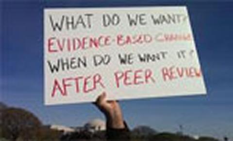 Evidence-based medicine placard