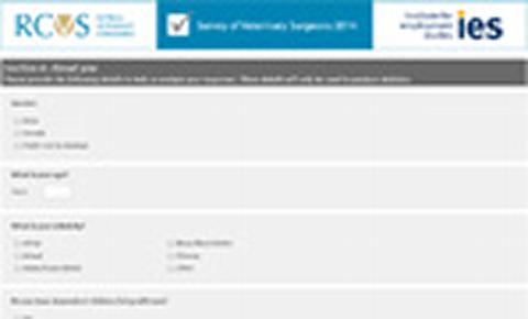 Survey homepage