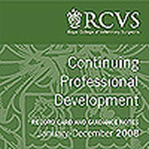 RCVS CPD Record Card 2008 now available