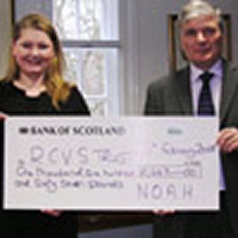 NOAH floods RCVS Trust with generous donation