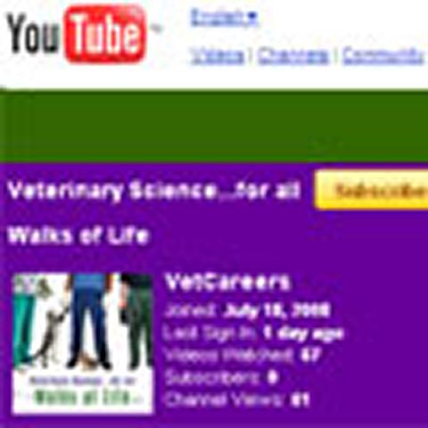 VetCareers channel launched on YouTube