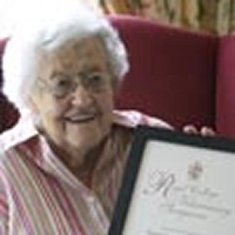100th birthday wishes for oldest RCVS member