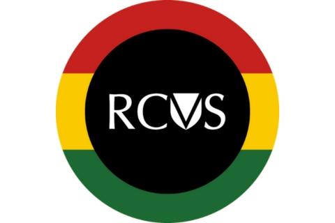 RCVS logo in Black History Month colours