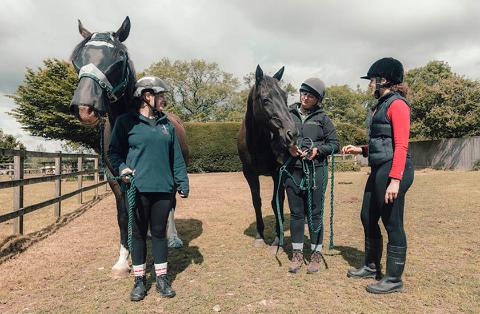 Veterinary students on an EMS placement 