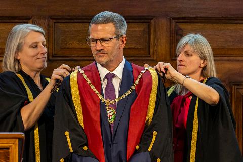 Tim Parkin's investiture as RCVS President for 2025-26 