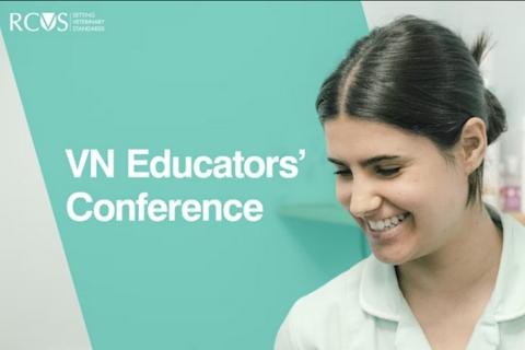 VN Educators' Conference logo - writing with a picture of a smiling VN