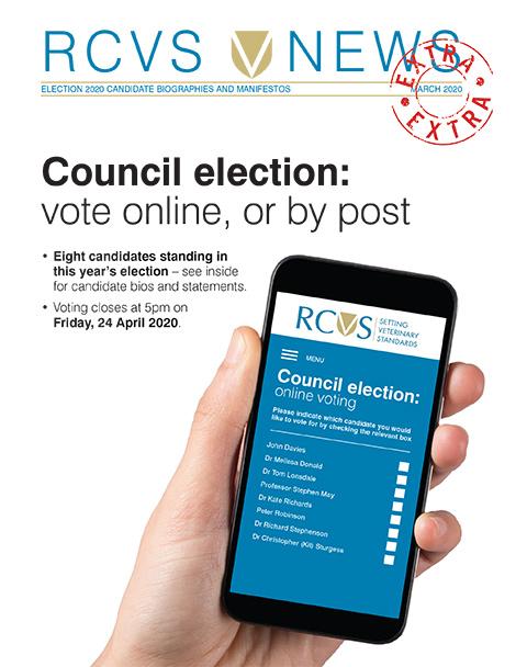 RCVS Council 2020 election candidate information booklet