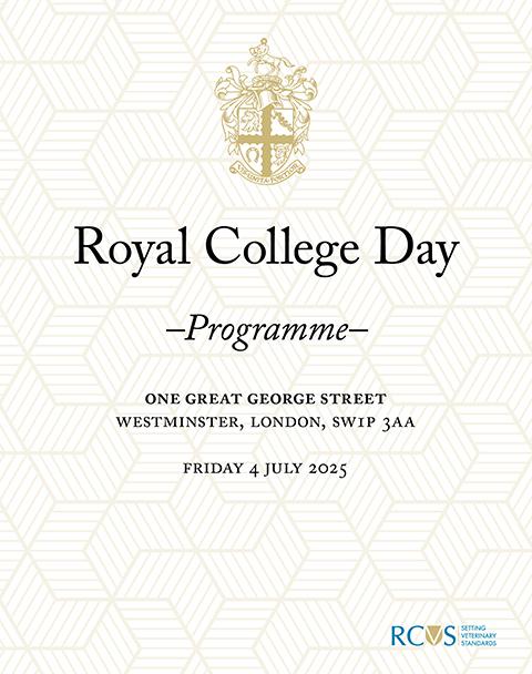 Front cover of the programme for Royal College Day 2025