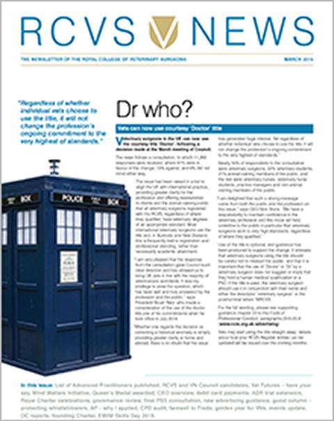 RCVS News (March 2015)