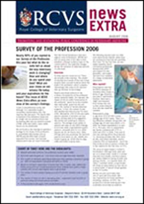 RCVS News Extra (August 2006)
