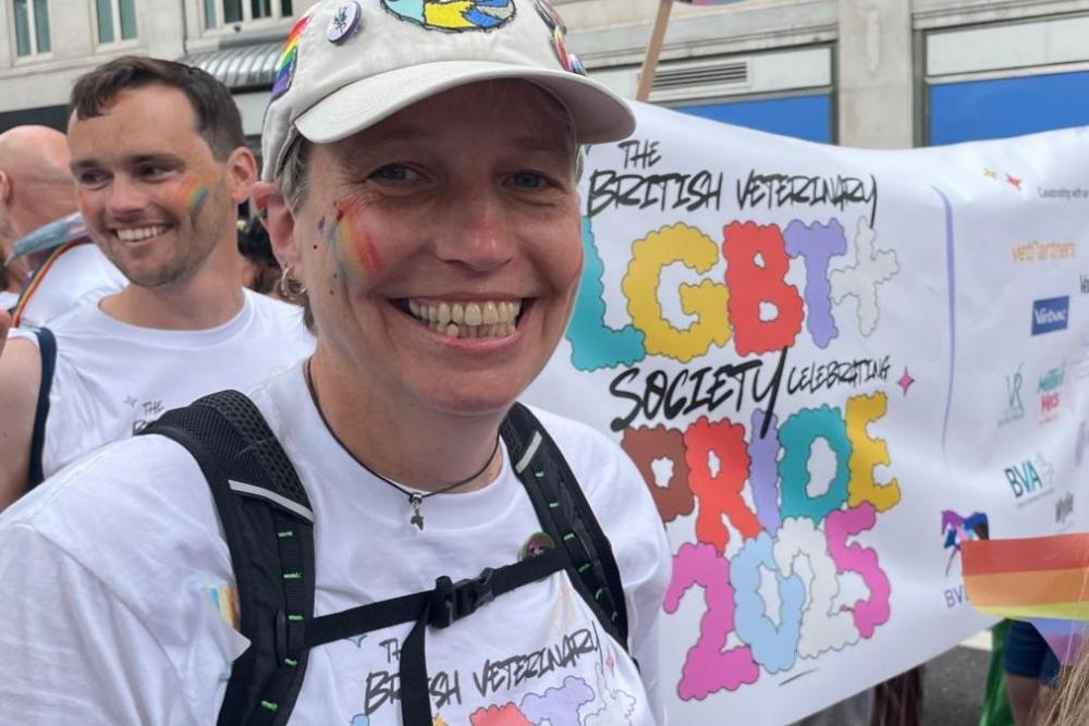 Helen redpath at an LGBTQ+ event